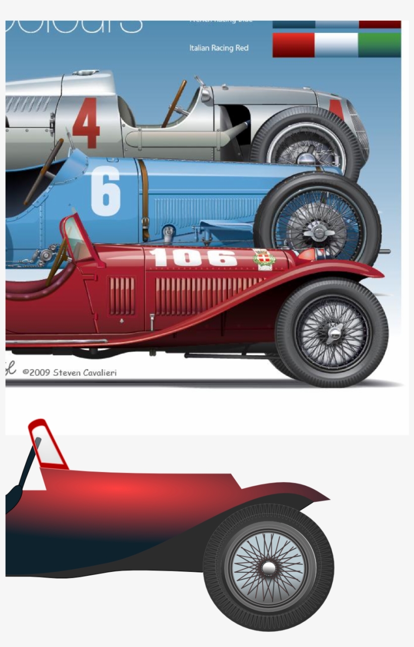 Netalloy Vintage Race Car Art 999px 939 - French Racing Blue, transparent png