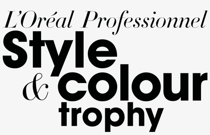 Loreal Professionnel Style And Colour Trophy Logo - Calligraphy, transparent png