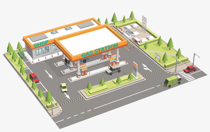 Cash Register Area Cng Gas Station Plan 1280x800 PNG Download PNGkit