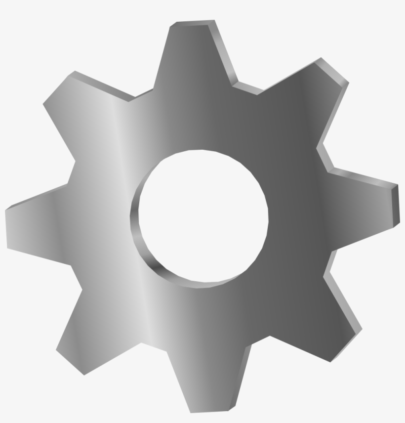 Metal Gear Clipart Cog - Cog 3d, transparent png