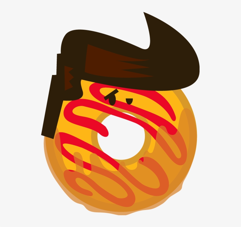 Donut-elvis - Illustration, transparent png