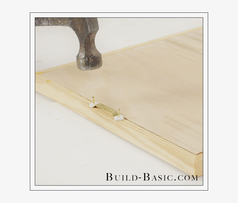 Diy Burlap Picture Frame By Build Basic Step 10 - Plywood, transparent png