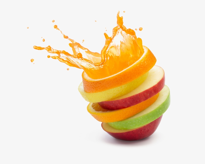 Read More » - Fruits With Juice Glass, transparent png