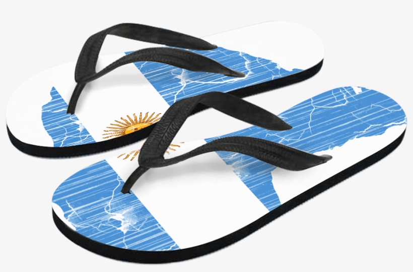 Argentina Flip Flops 'pride' - Shoe, transparent png