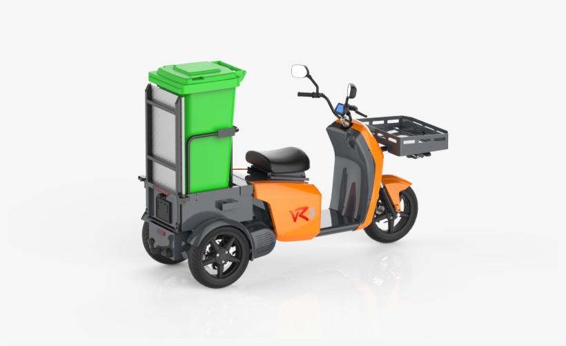 Vr3 Elektrodreirad Kommunalfahrzeug Gruencontainer - Vespa, transparent png