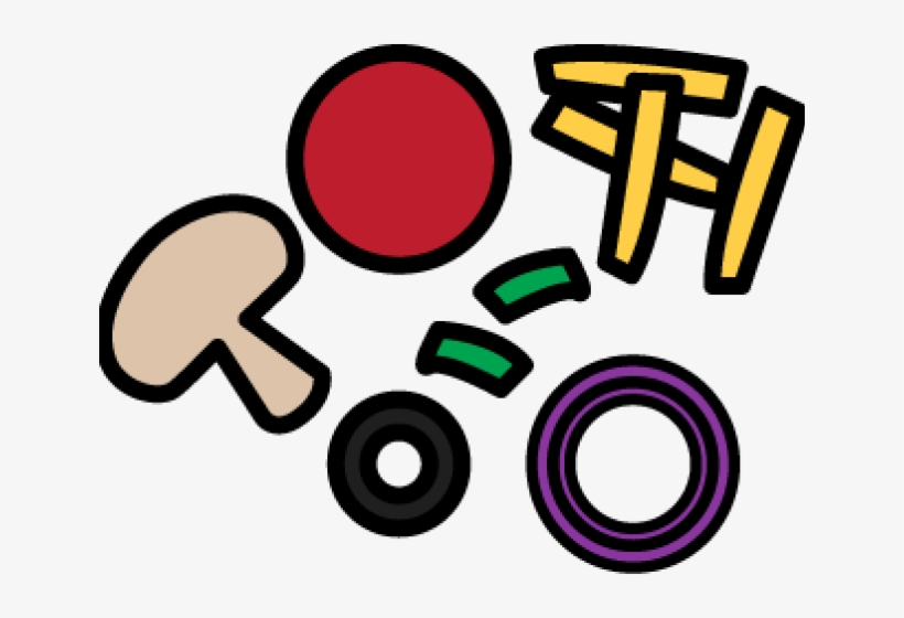 Pizza Topping Clipart - Olives On Pizza Clipart, transparent png