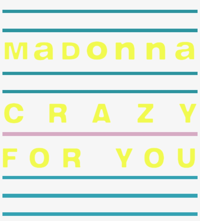 Crazy For You Logo - Electric Blue, transparent png