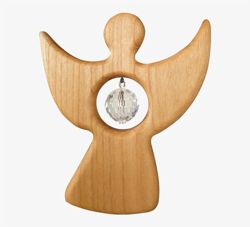 Crystal Angel - Engel Aus Holz, transparent png