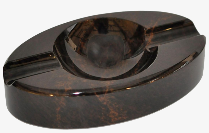 Ashtray Obsidienne Brown 2c - Crystal, transparent png