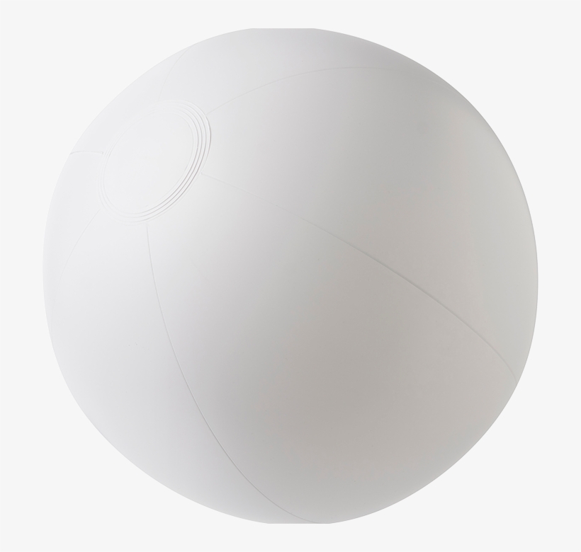 Br4188 Solid Colour Inflatable Beach Ball - White Ball, transparent png