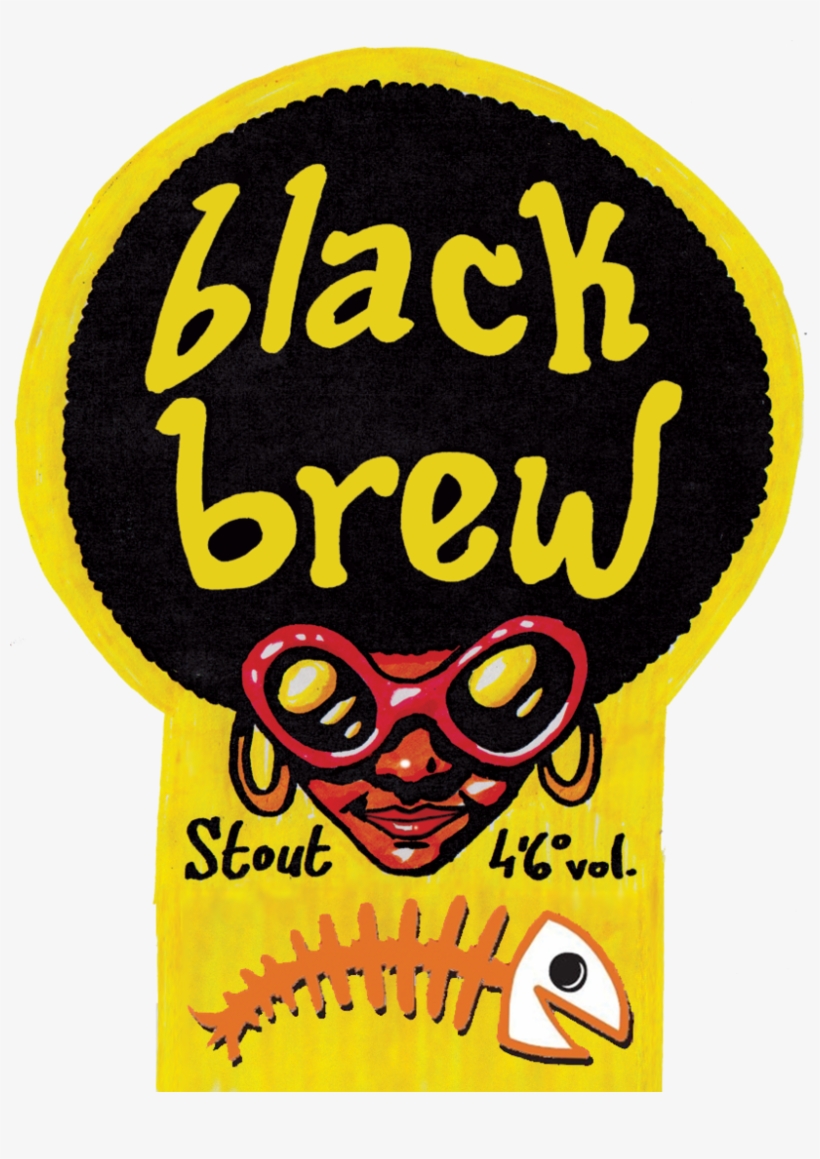 Etiqueta Black Brew - Poster, transparent png