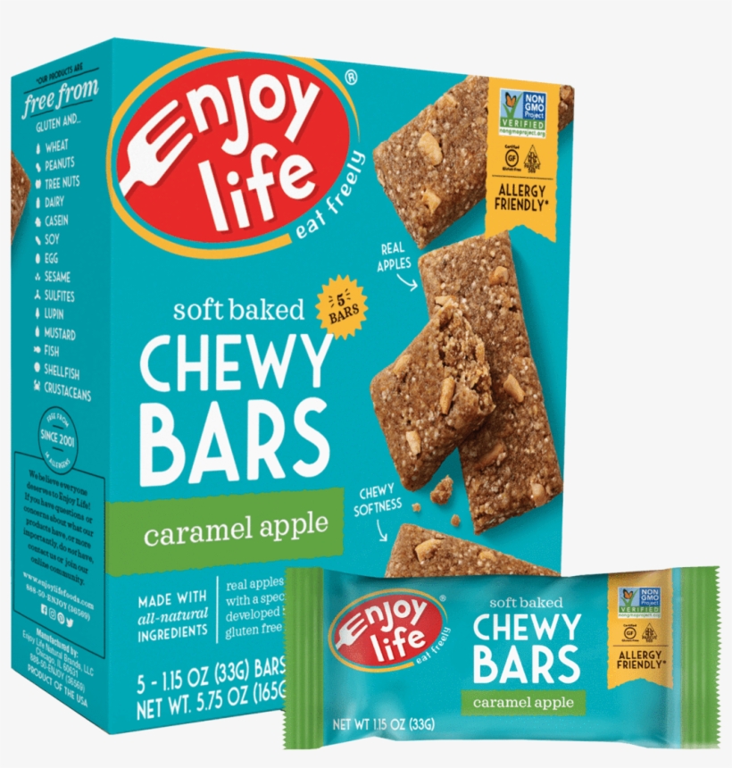 Enjoy Life Chewy Bars, transparent png