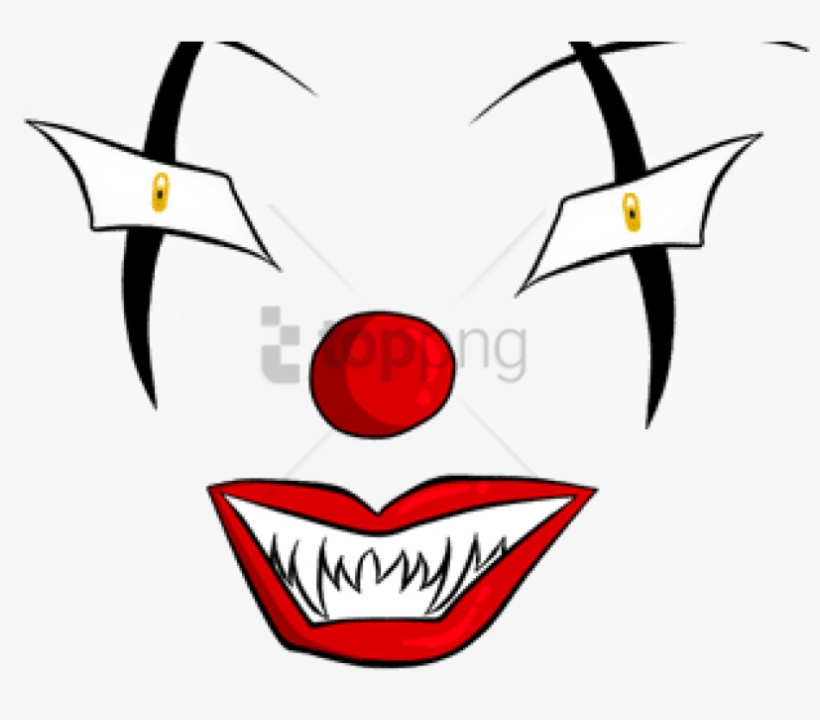 Free Png Evil Clown Eyes Transparent Png Image With - Evil Face Transparent Background, transparent png