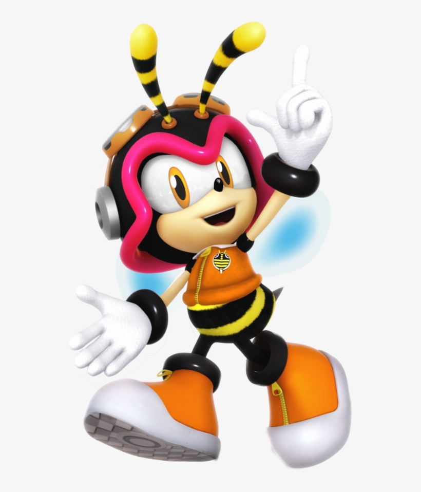 Vector Black And White Library Legacy Charmy Bee Render - Charmy Bee, transparent png