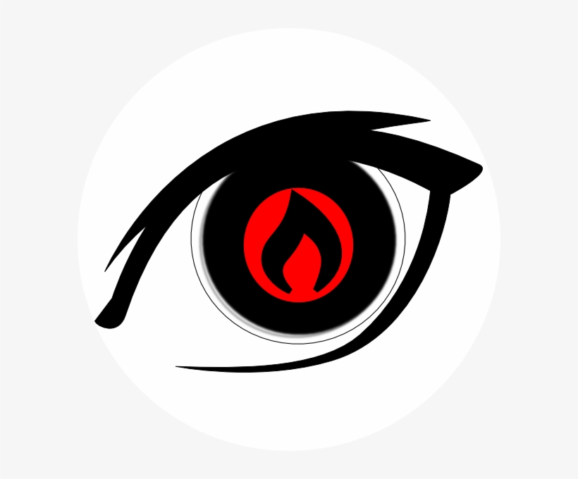 Small - Eye On Fire Clip Art, transparent png