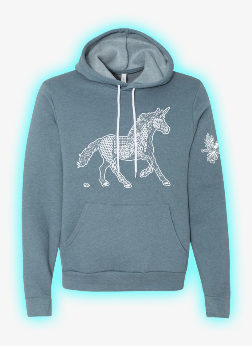 Unicorn Pullover Preview, transparent png
