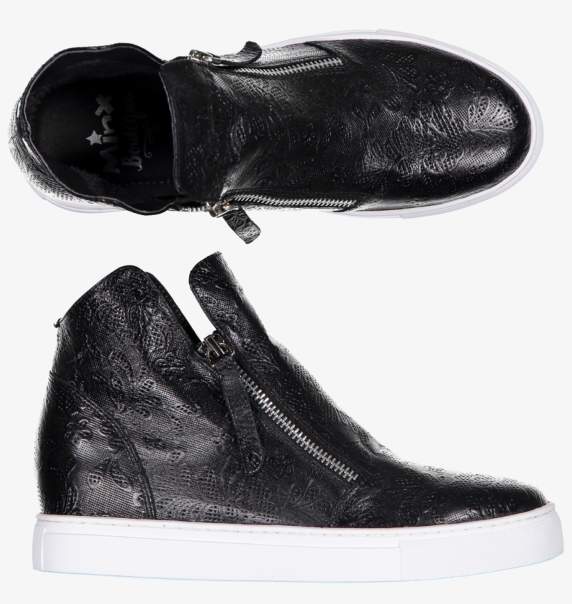 Black Lace - Sneakers, transparent png