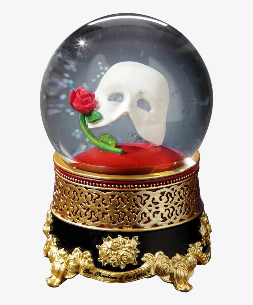Phantom Of The Opera Snow Globe Music Box, transparent png