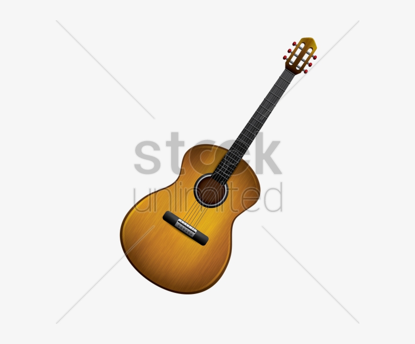 Acoustic Guitar Vector Image - Acoustic Guitar, transparent png