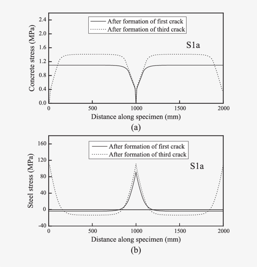 Concrete And (b) Steel Stress Distributions In Specimen - Diagram, transparent png