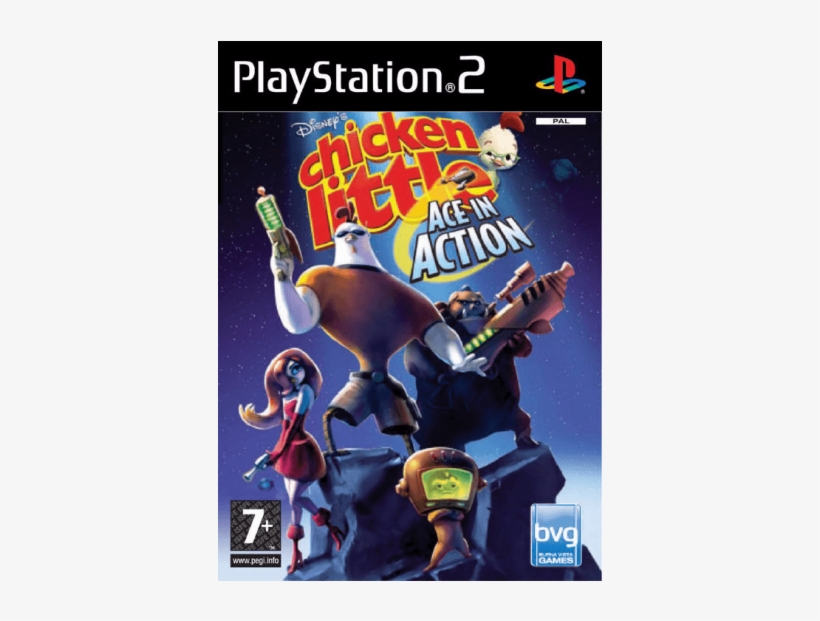Disneys Chicken Little Ace In Action [ps2, Английская - Chicken Little Ace In Action Wii, transparent png