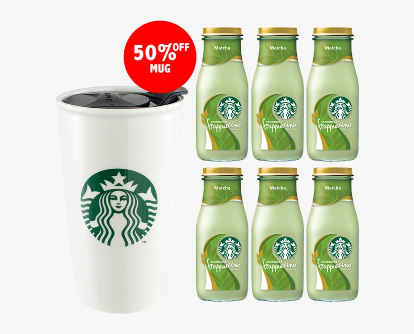 Purchase 6 Bottled Frappuccino Get 50% Off For Starbucks® - Starbucks New Logo 2011, transparent png
