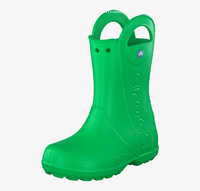 Crocs Handle It Rain Boot Kids Grass Green 46741-01 - Crocs Handle It Rain Boot Kids, transparent png