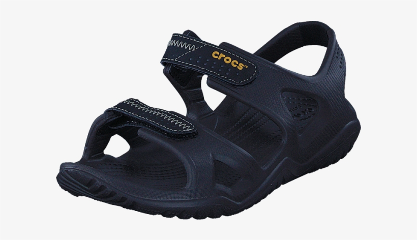 Crocs Swiftwater River Sandal M Espresso/black Velcro - Crocs, transparent png