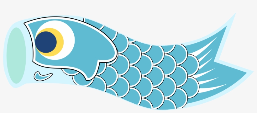 This Free Icons Png Design Of Koinobori Light Blue, transparent png