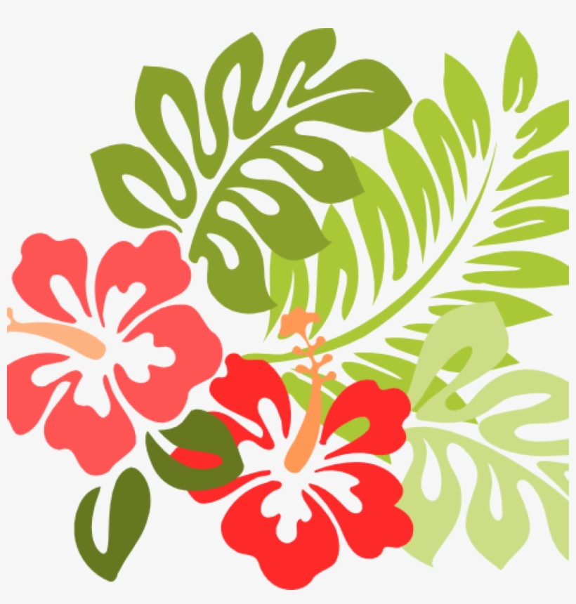 Hawaiian Border Clip Art Hawaiian Border Clipart Clip - Hibiscus Clip Art, transparent png