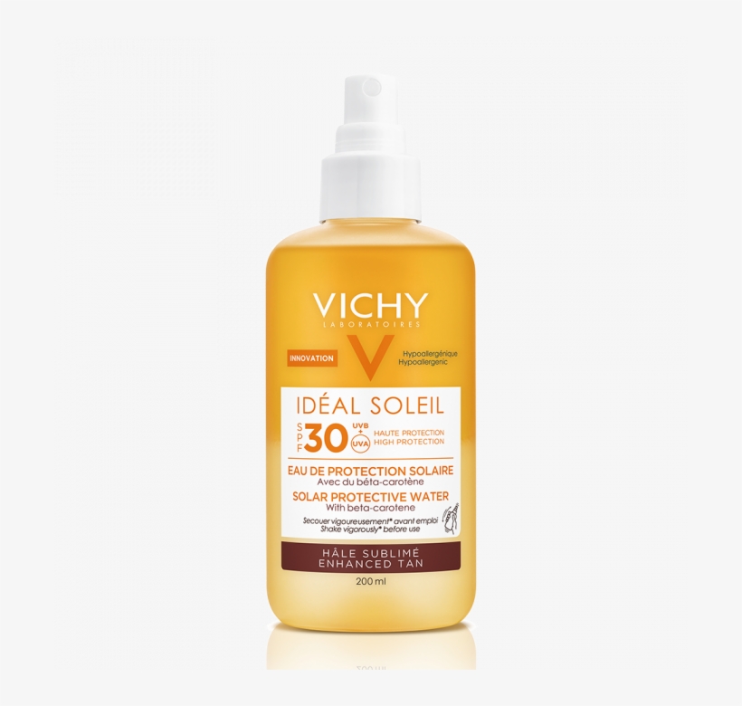 Idéal Soleil Tan Enhancing Spf30 Protective Solar Water - Vichy, transparent png