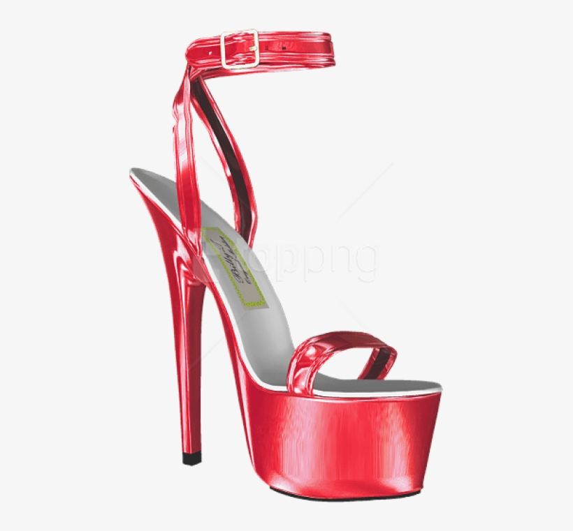 Free Png Red Female Sandals Png Images Transparent - Туфли Клипарт, transparent png