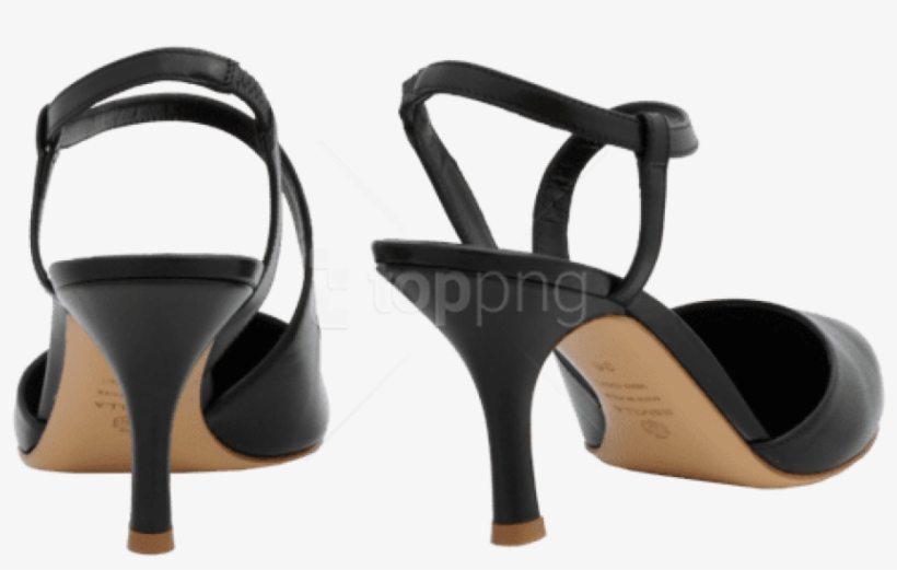 Free Png Black Female Sandals Png Images Transparent - Black Female Shoe Png, transparent png