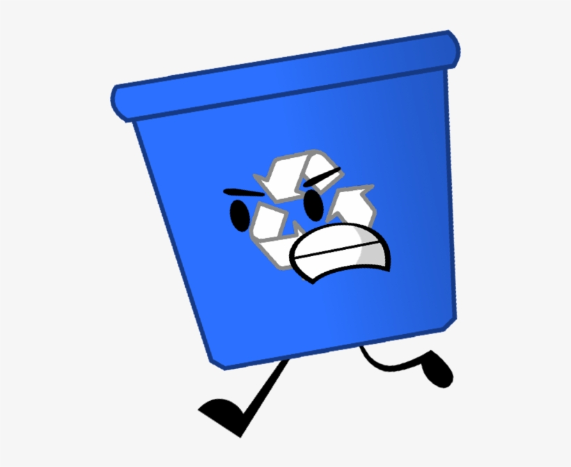 Recycle Bin Pose - Recycle Bin Object Show, transparent png
