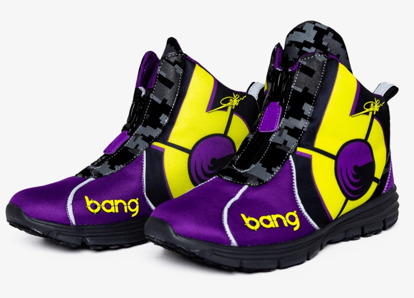 Bang Kicks Purple Haze Camo Fighter - Running Shoe, transparent png