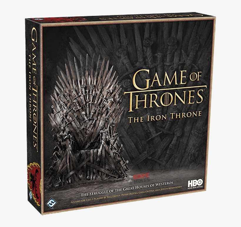 Agot Theironthrone Box - Game Of Thrones Iron Throne Board Game, transparent png