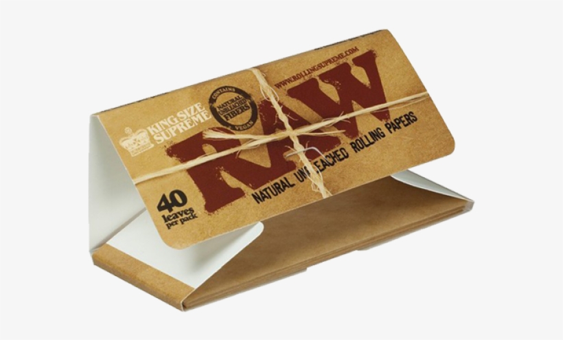 Raw King Size Supreme Rolling Paper - Raw Rolling Papers King Size, transparent png