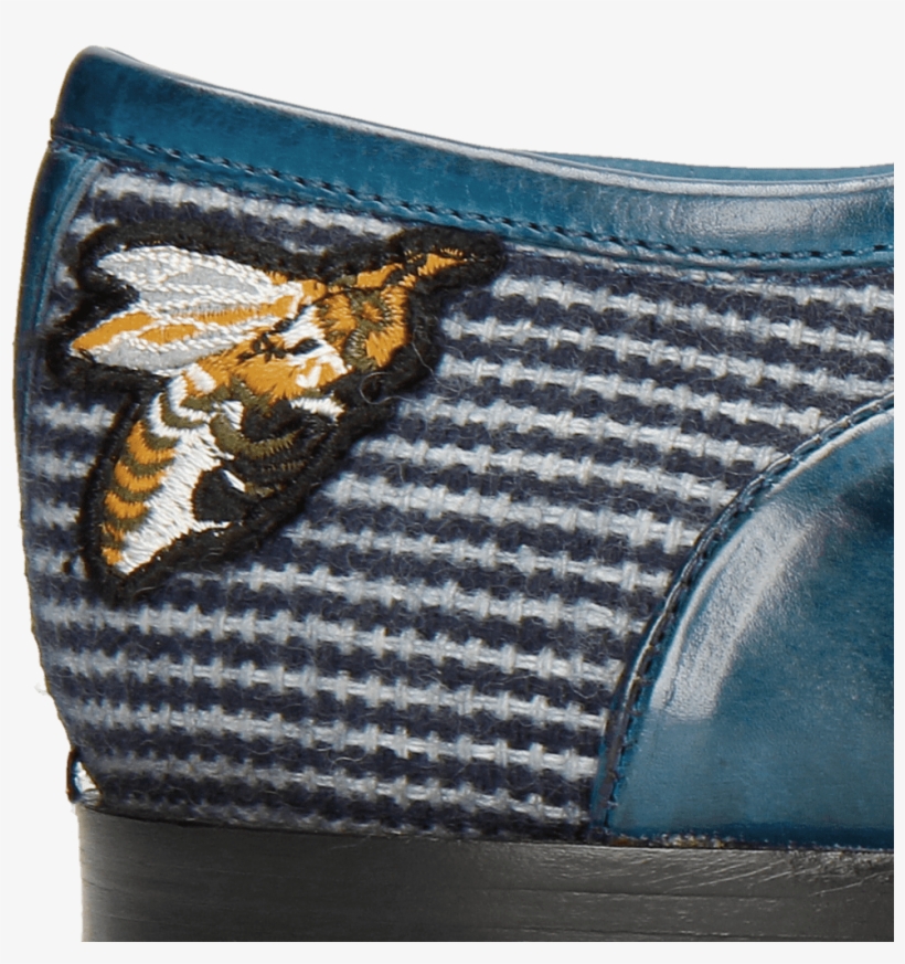Oxford Shoes Lance 23 Ostrich Mid Blue Bee Patch - Coin Purse, transparent png