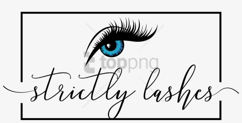 Free Png Download Eye With Lashes Vinyl Wall Art, Size - Eyelash Extensions, transparent png
