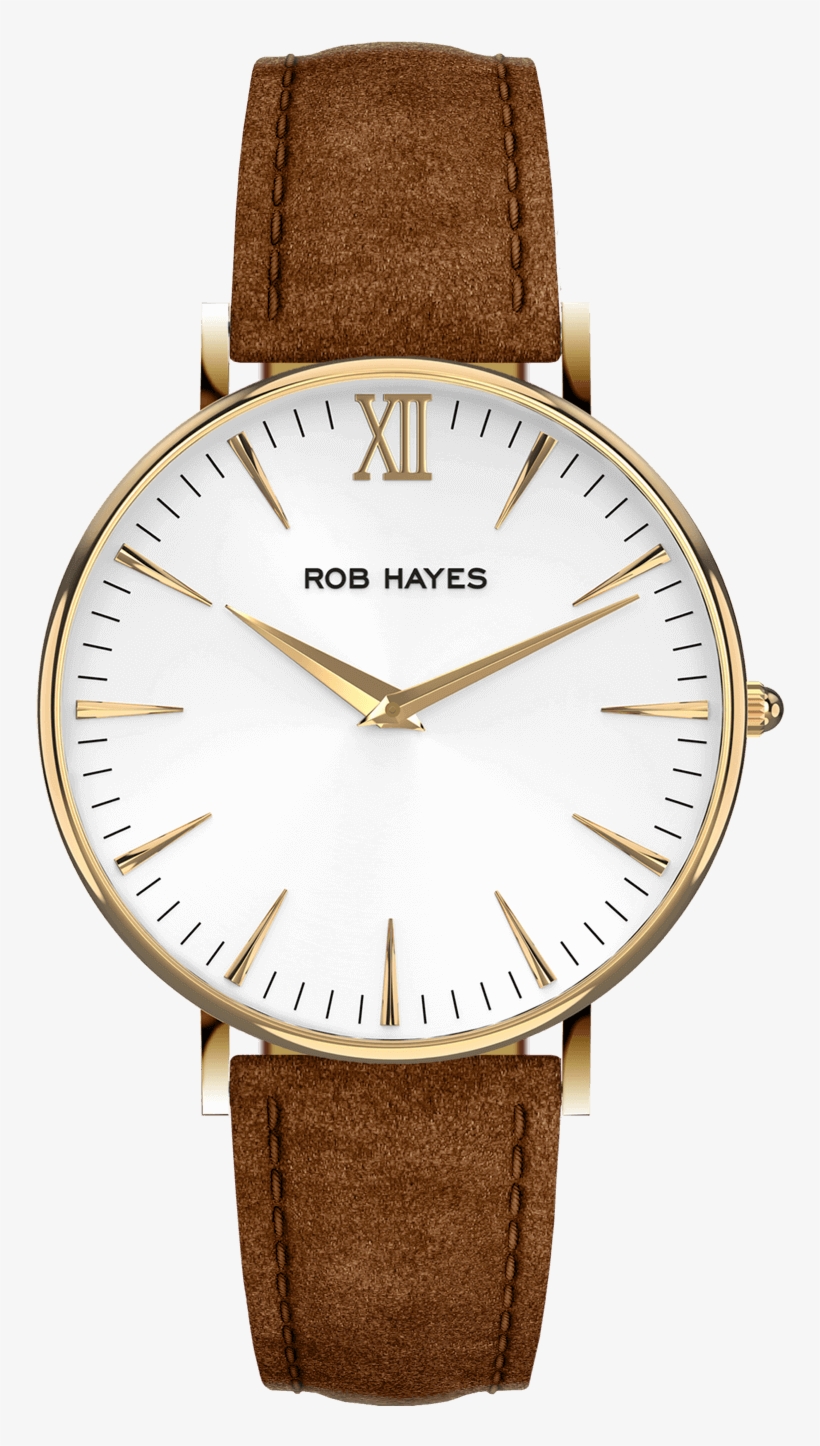 Gold/brown Leather Berkeley - Daniel Wellington St Mawes, transparent png