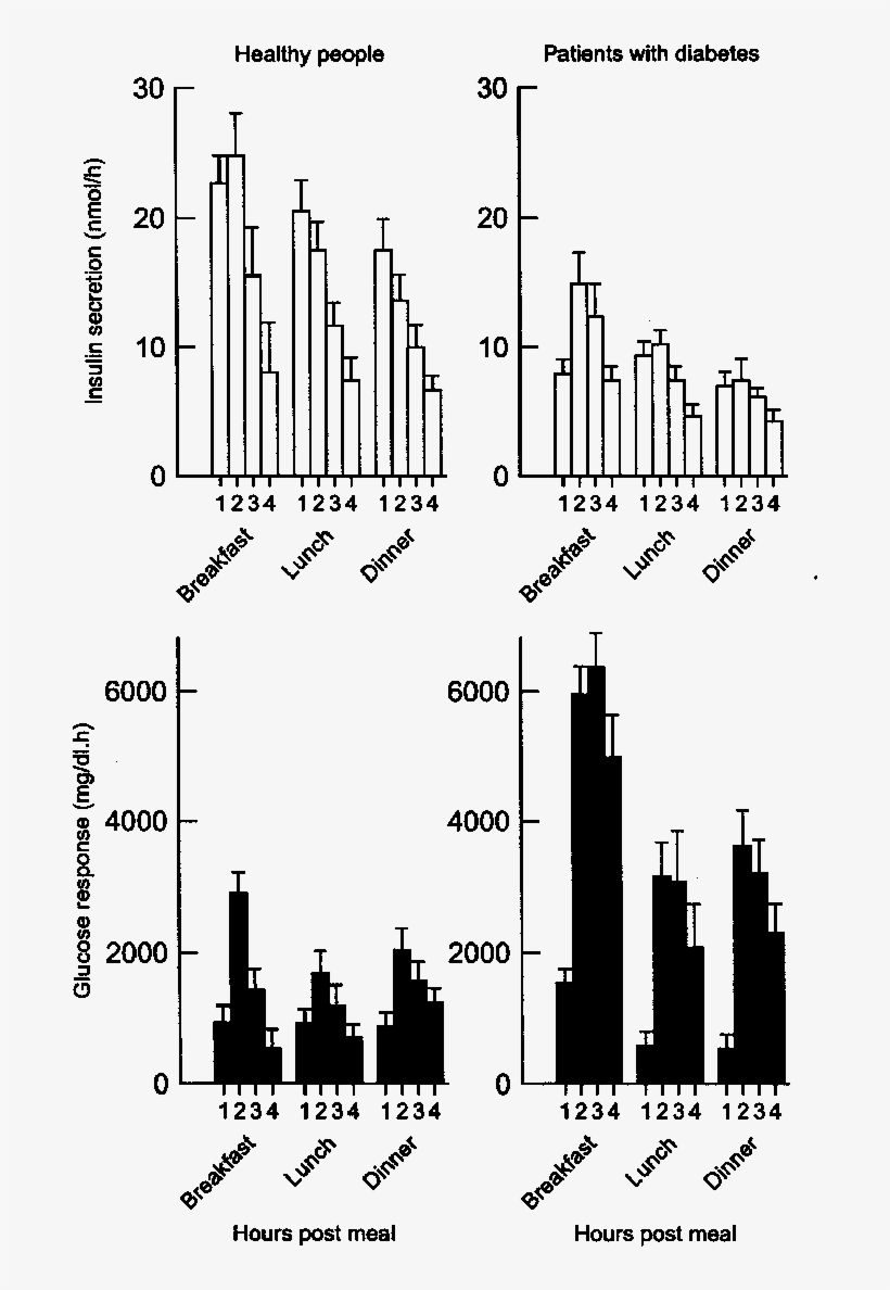 Increment In Prandial Insulin Secretion And Plasma - Diagram, transparent png