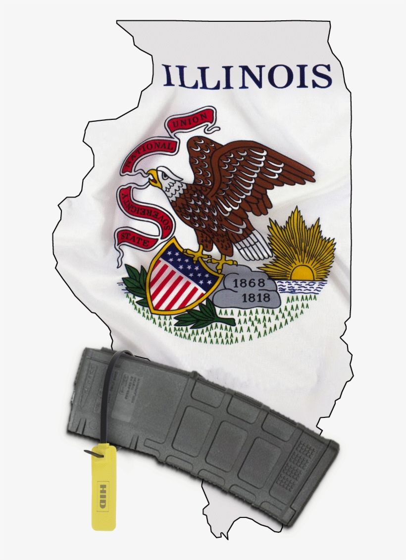 Just Out Today Is A Brand New Bill, Designated Hb1467, - Illinois State Flag In State Shape, transparent png