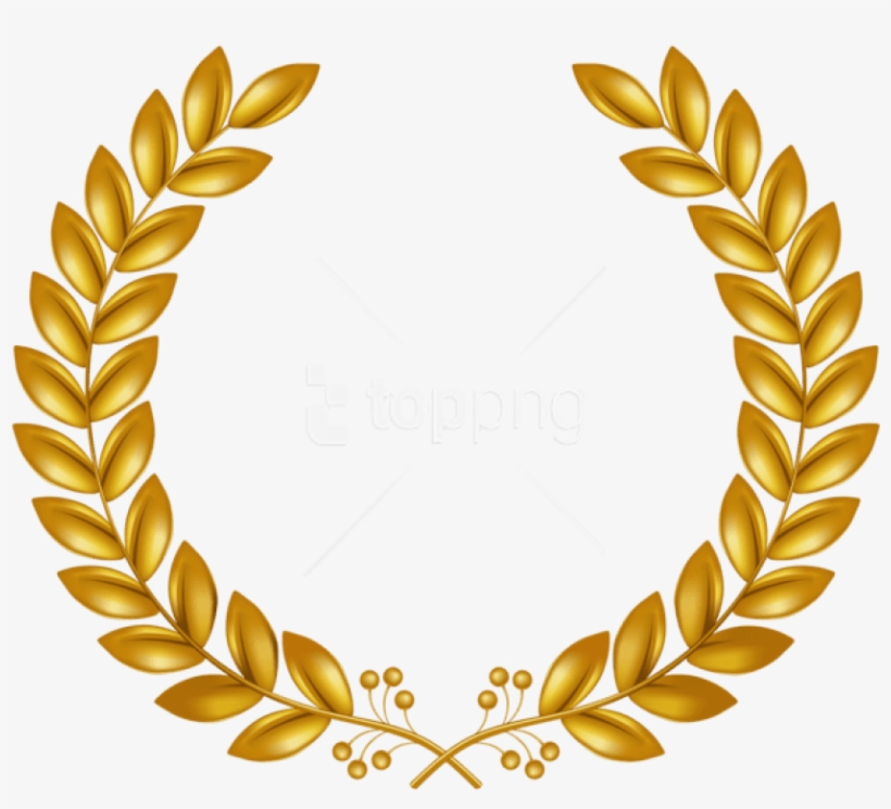 Free Png Download Golden Wreath Clipart Png Photo Png - Trophy Vector, transparent png