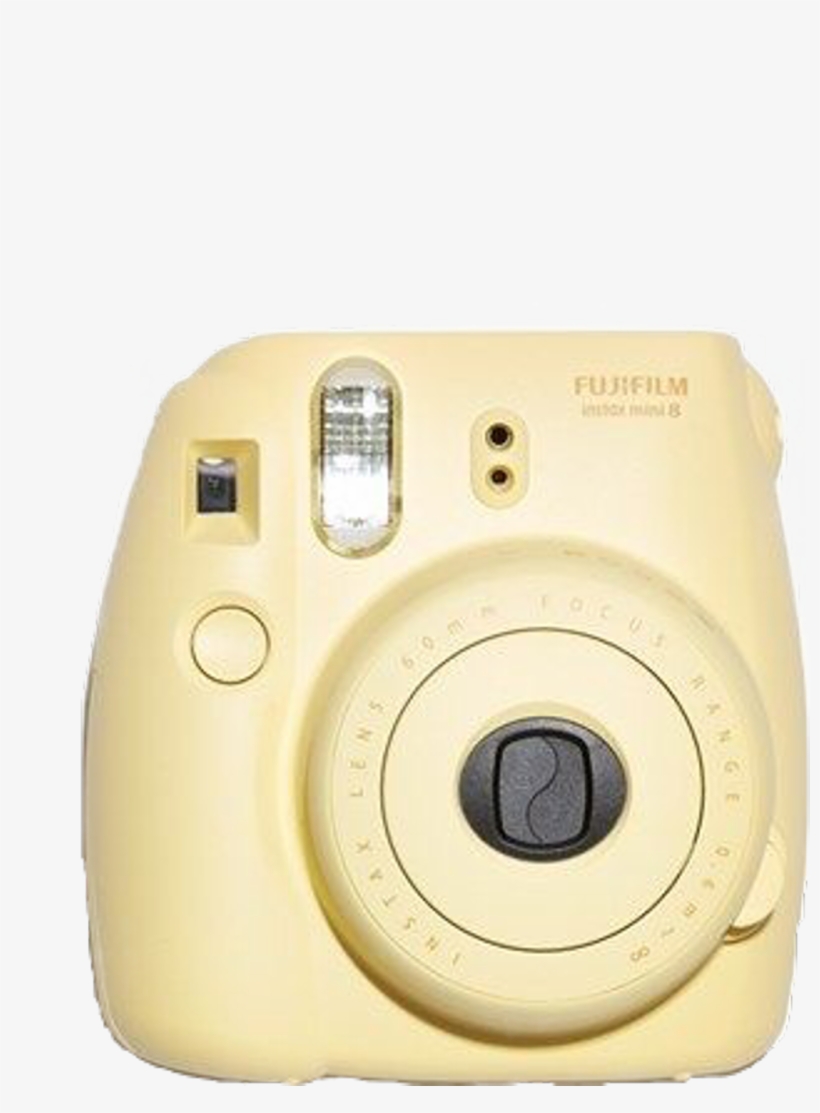 #yellow #aesthetic #camera #polaroid #arsty #vintage - Mirrorless Interchangeable-lens Camera, transparent png