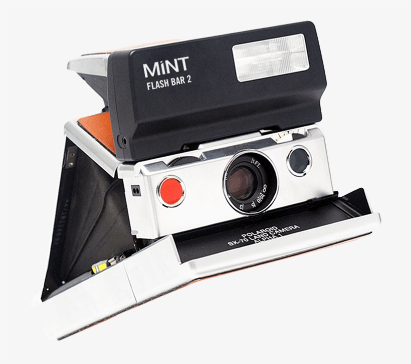 Sx-70 With Mint Flash Bar - Instant Camera, transparent png