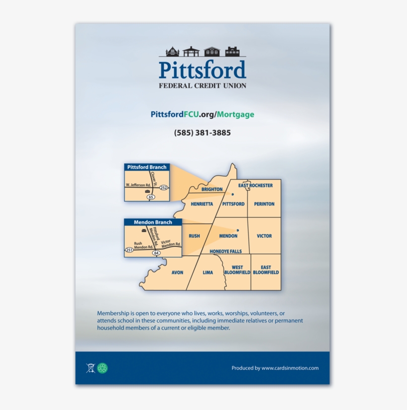 Pfcuvideo-back - Pittsford Federal Credit Union, transparent png