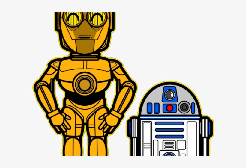 Star Wars Clipart C3p0 - Star Wars C3po Clipart, transparent png