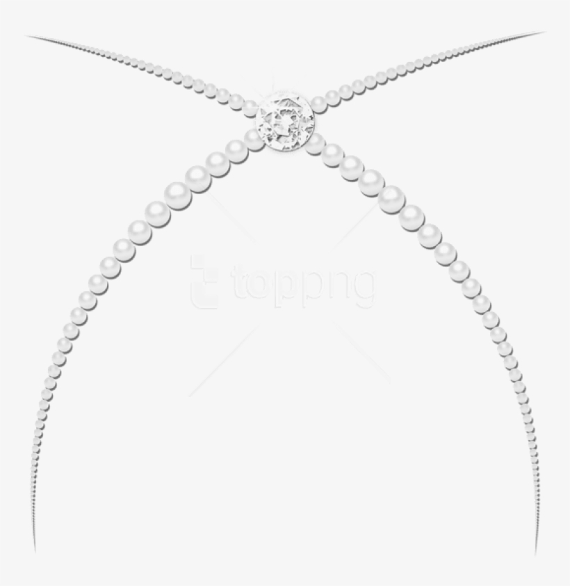 Free Png Download Pearl Decor With Diamond Clipart - Chain, transparent png