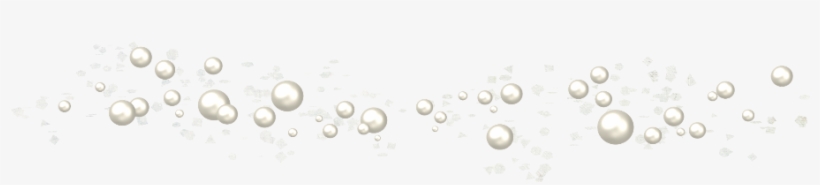 Mq White Pearl Pearls Border Borders - Chain, transparent png