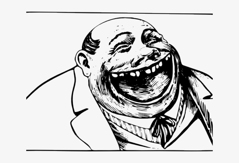 Laughing Man Cliparts - Sketch, transparent png